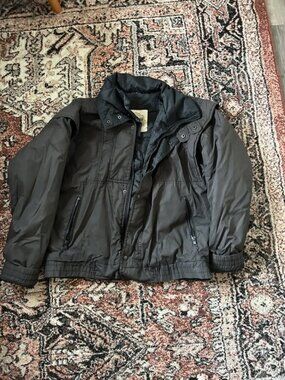 Men's vintage small winter jacket coat